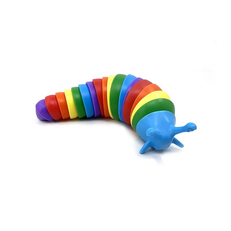 Limace arc-en-ciel articulée en 3D - 36m+-0