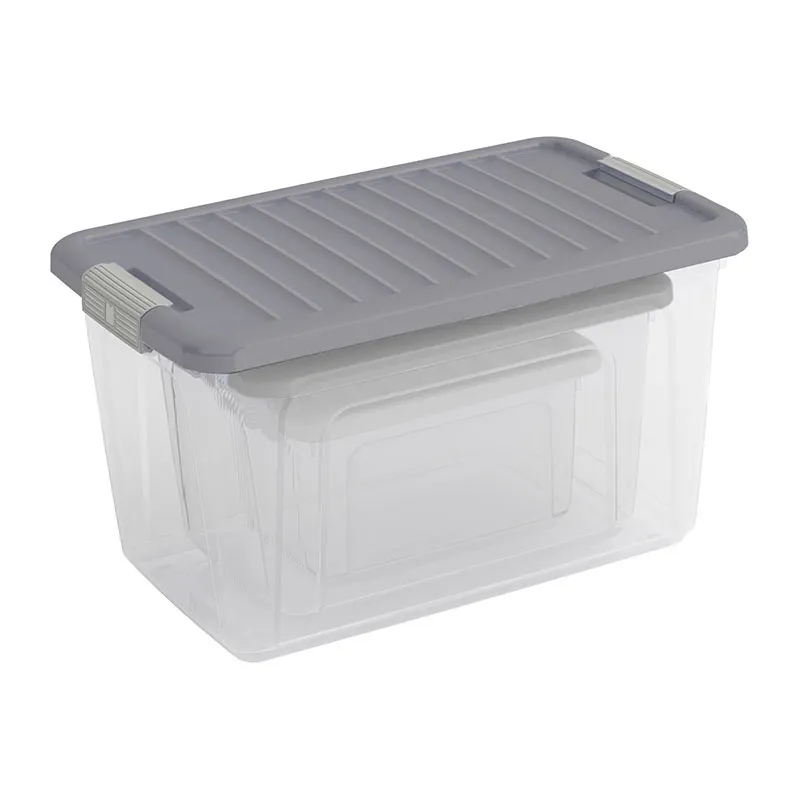 Boîte de rangement W Box Gris - 30L-0