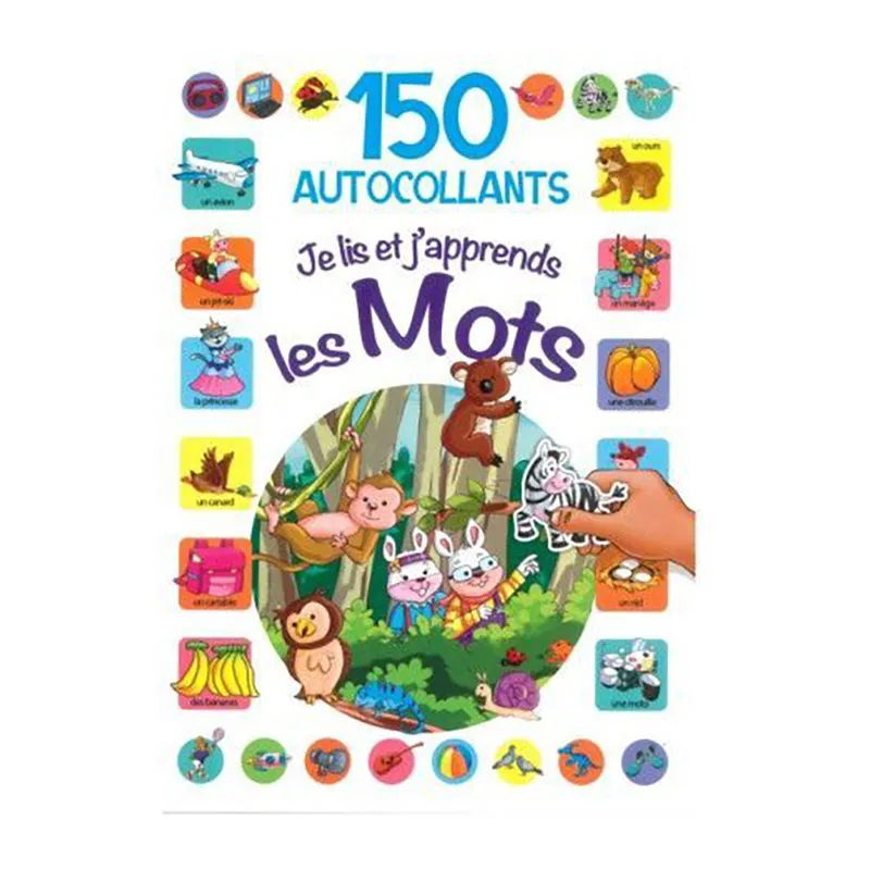 Je lis et j'apprends les mots + 150 stickers - 36m+-0