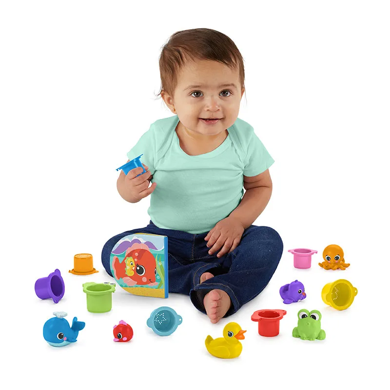 Jouets de bain 15pcs Splash splash Baby - 6m+-13