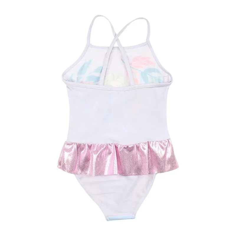 Maillot de bain fille La Reine des Neiges - Rose-1