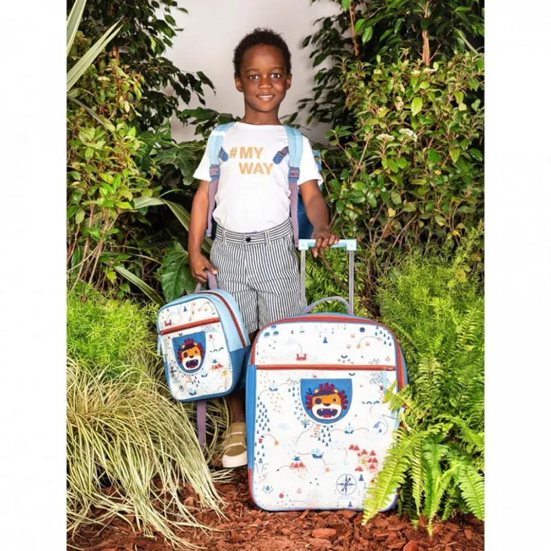 Valise Jack le Pirate Bleu 45x33x16cm - 4+-5