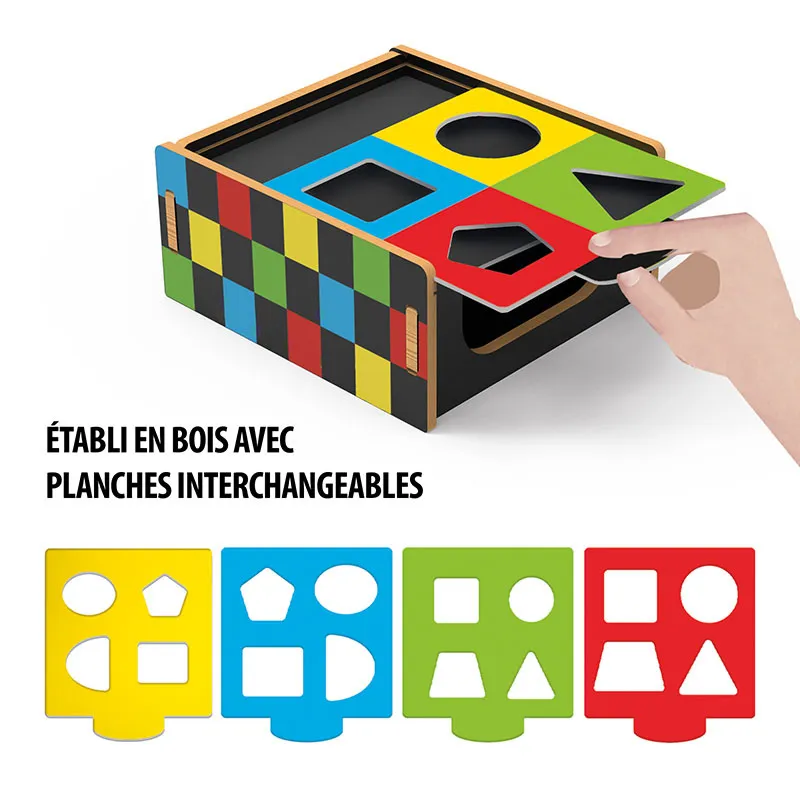 Établi sensoriel Montessori 21pcs - 24m+-1
