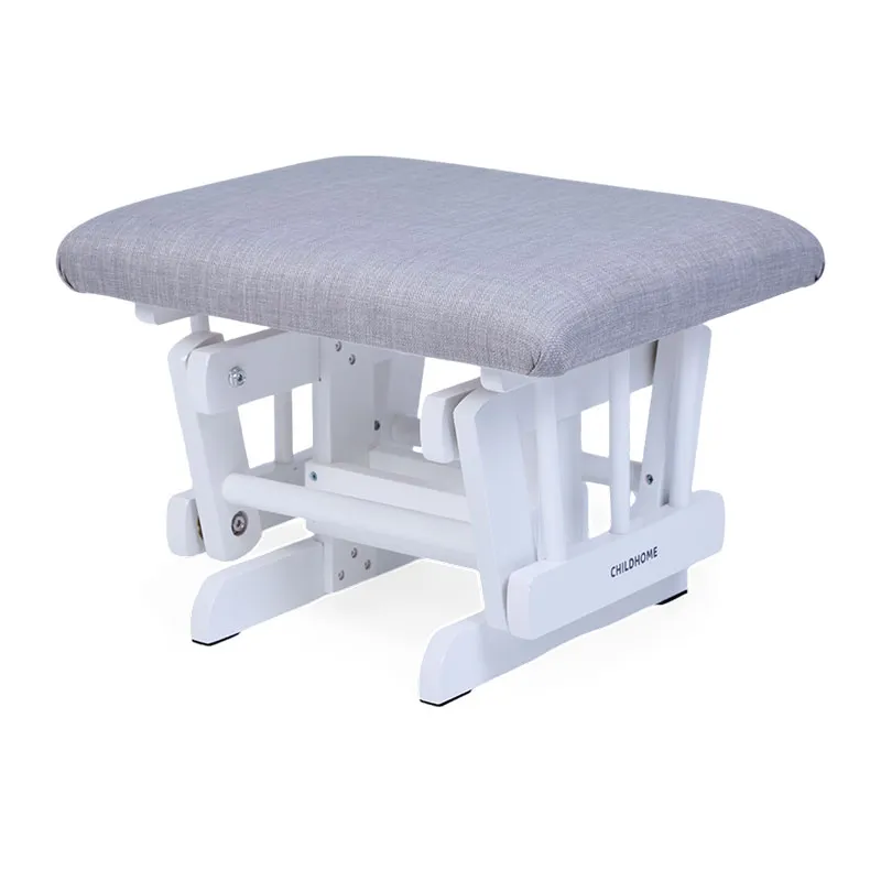 Fauteuil à Bascule avec repose pieds - Gris-4