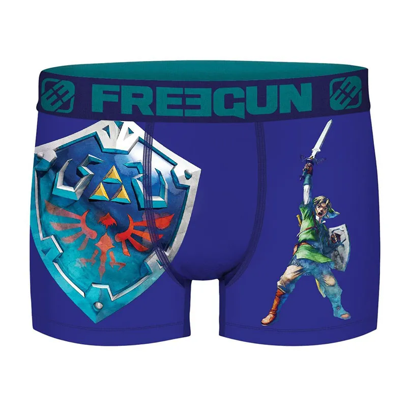 3 Boxers Homme Zelda - Noir/Bleu/Jaune-3