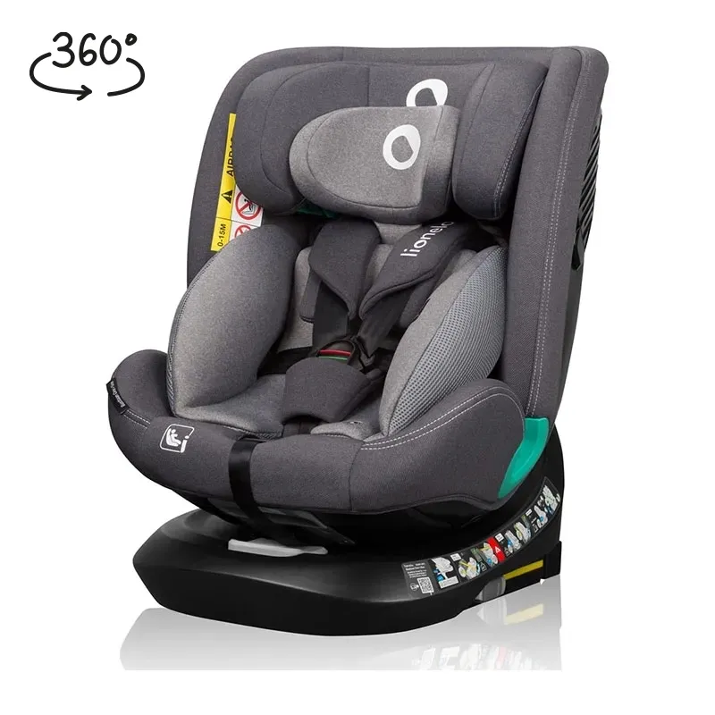 Siège-auto 360° I-Size/Isofix Bastiaan One 40-150cm - Grey Stone-0