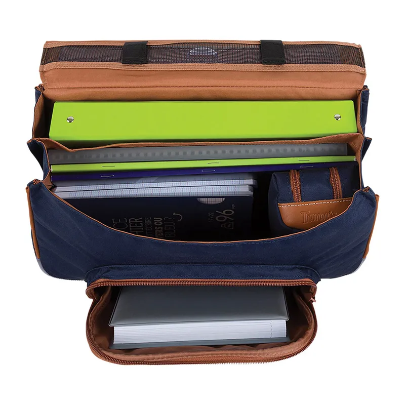 Cartable 38 cm Les Signatures Camille - Bleu-3