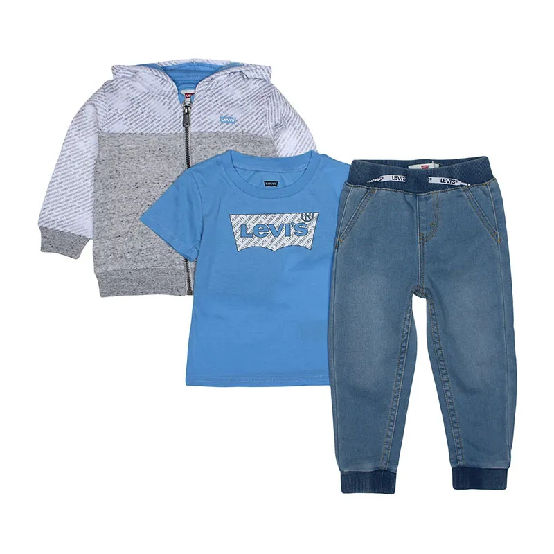 Veste + T-shirt + Jean Color Block - All Aboard-0
