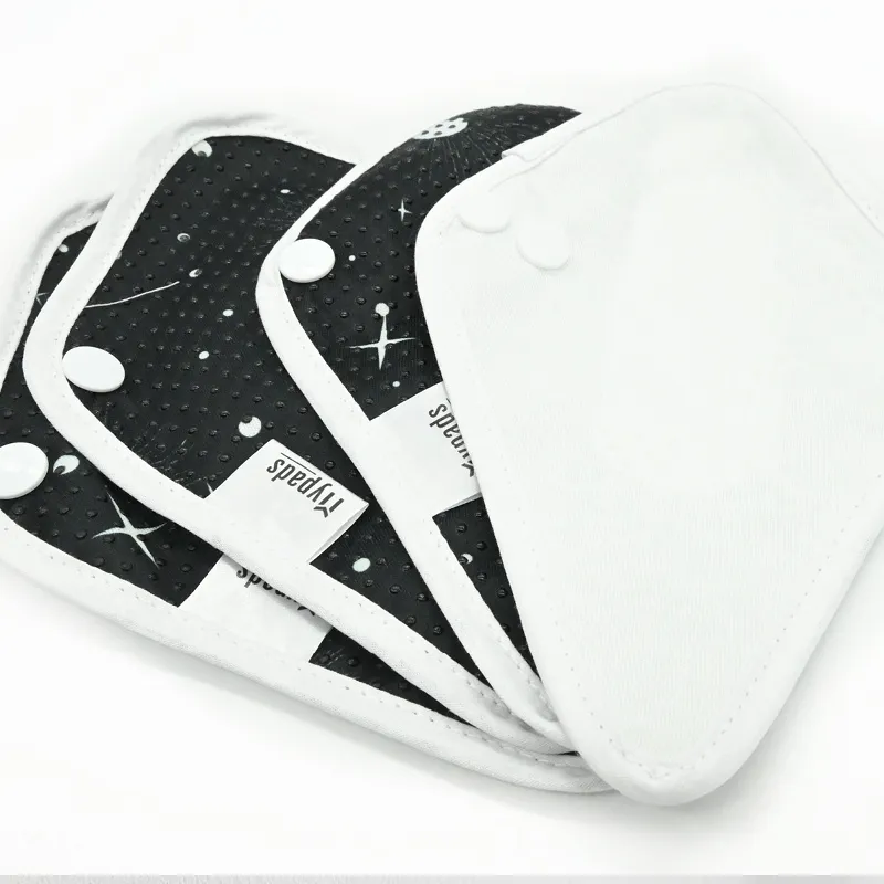4 Protège slips lavables tanga imperméable - Galaxy-1
