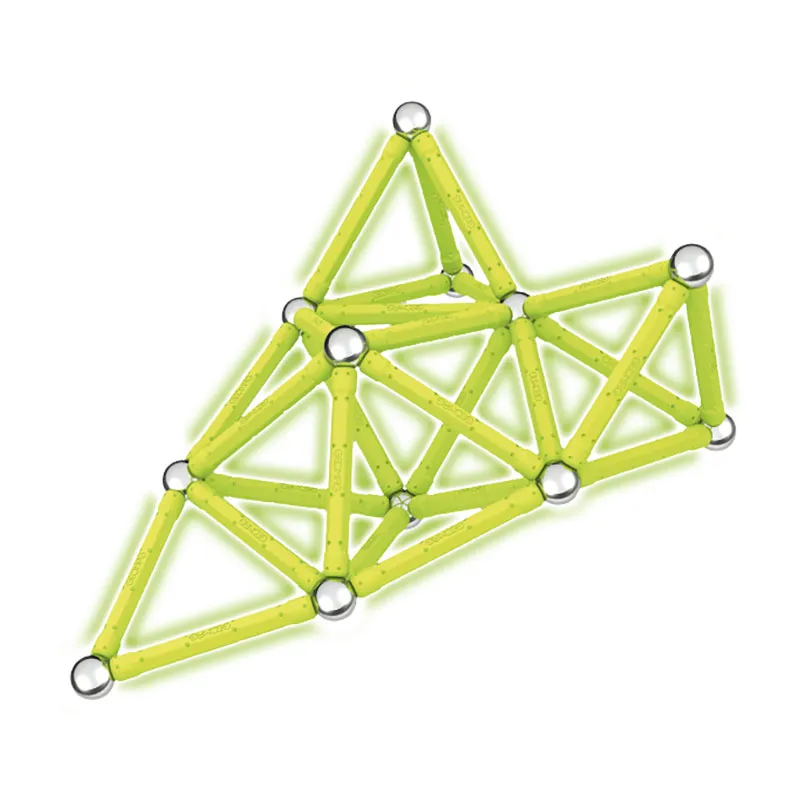 Jeu de construction magnét. Glow 64pcs - 3+-3