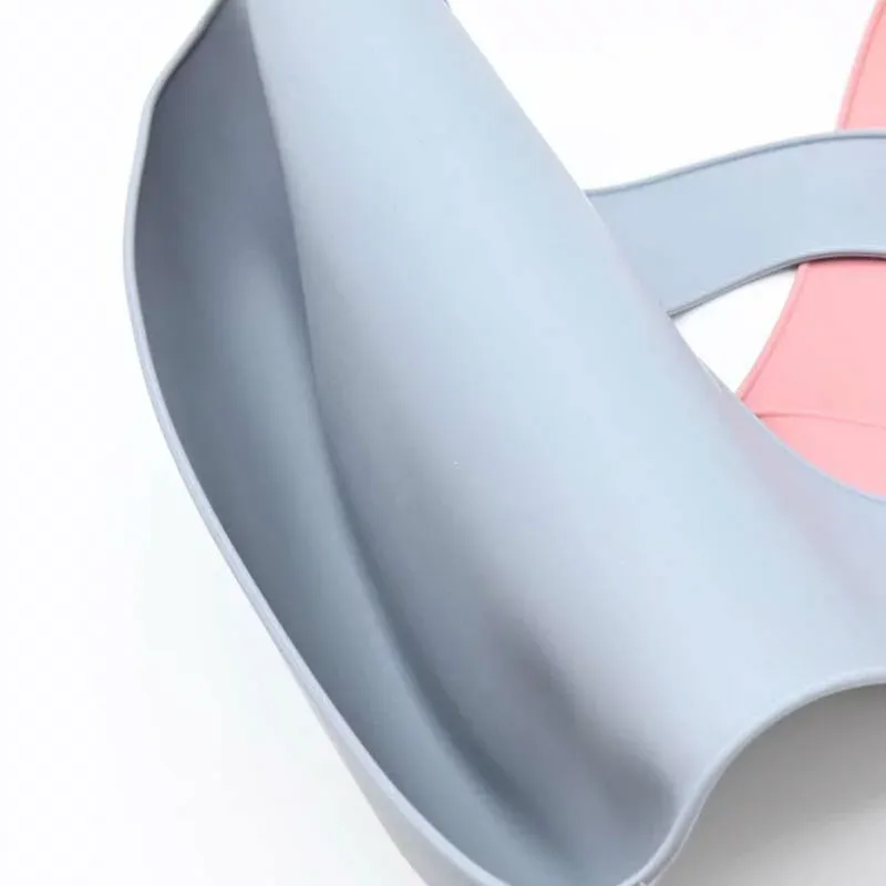 3 Bavoirs en silicone avec récupérateur-9
