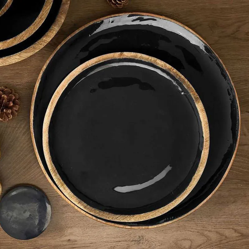 Dessous d'assiette Manguier Noir - Ø35cm-2