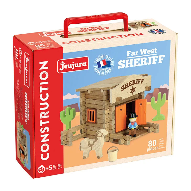 Maison du Shérif Far West à construire 80pcs - 5+-1