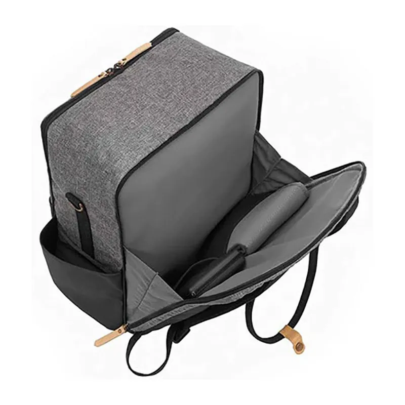 Sac à dos à langer Inter Mix - Graphite/Noir-2