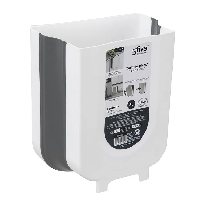 Poubelle rétractable - 8L-0