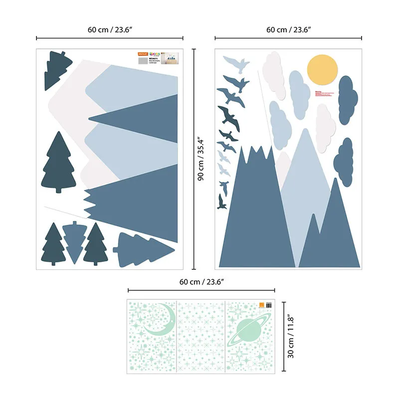 Stickers Phospho. - Montagnes bleues-6