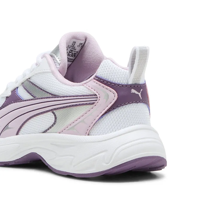 Baskets Fille Puma Morphic Techie - Blanc/Violet-5