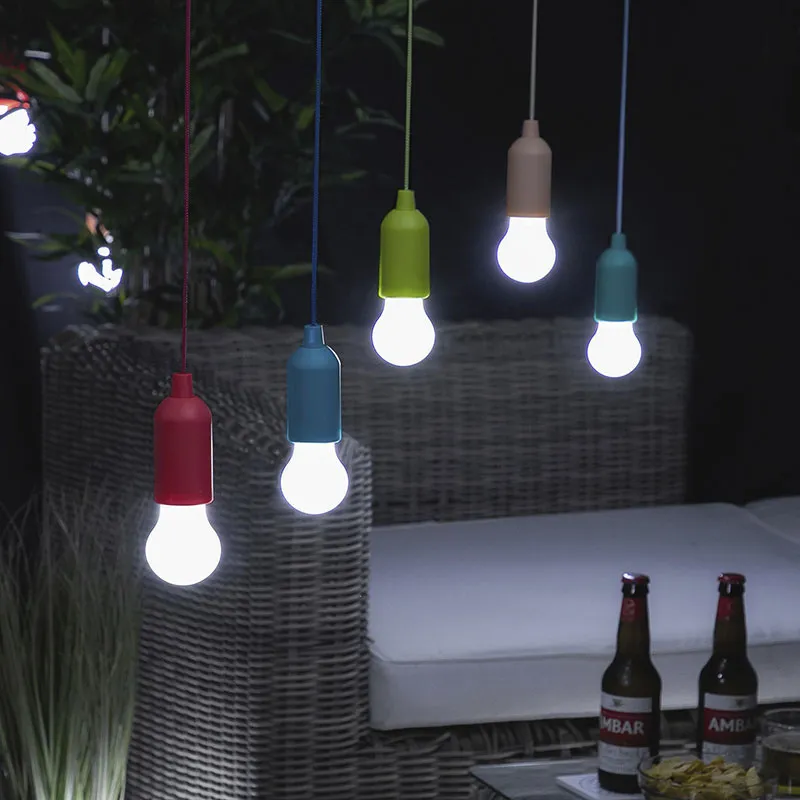 Ampoule LED portable + cordon Aléa. - 5,5x16,5cm-0