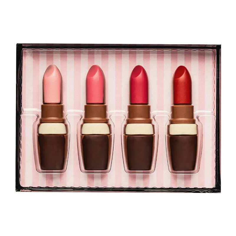 Coffret Rouges à lèvres en chocolat au lait - 55g-0