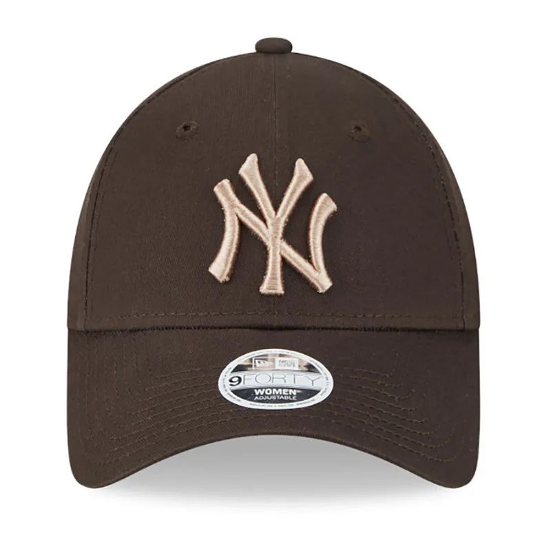 Casquette 9Forty New York Yankees ess Femme - Marron foncé-1