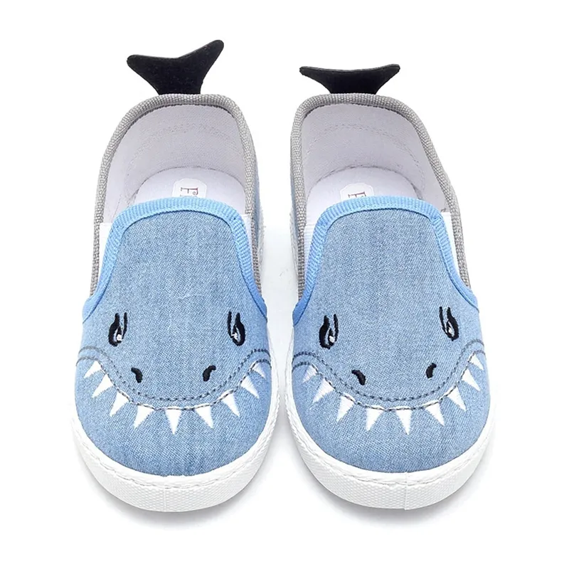 Sneakers Requin 3D - Bleu-1