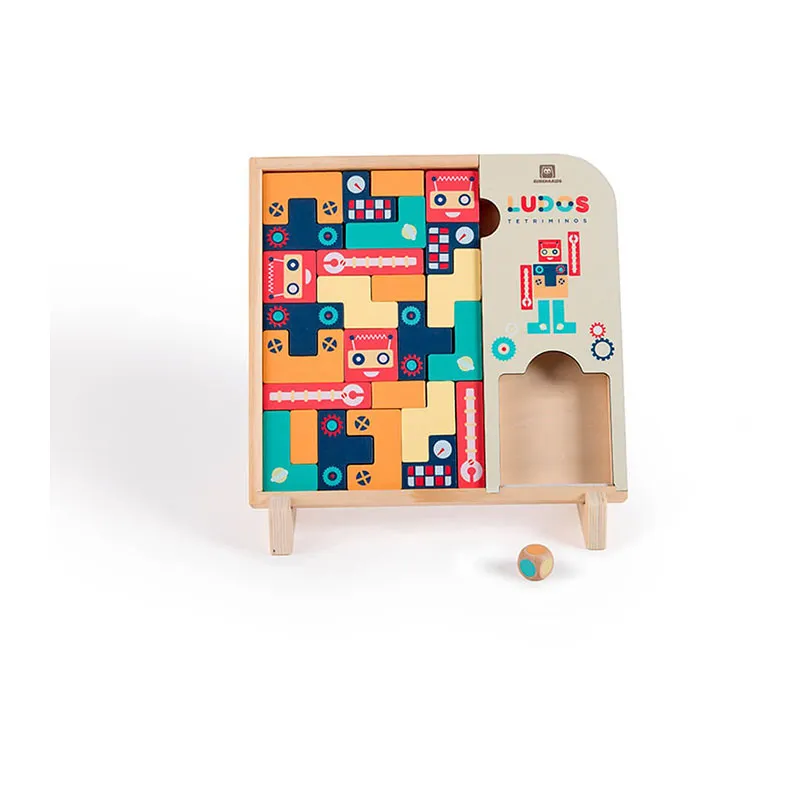 Jeux de tetris en bois Ludos - 36m+-11