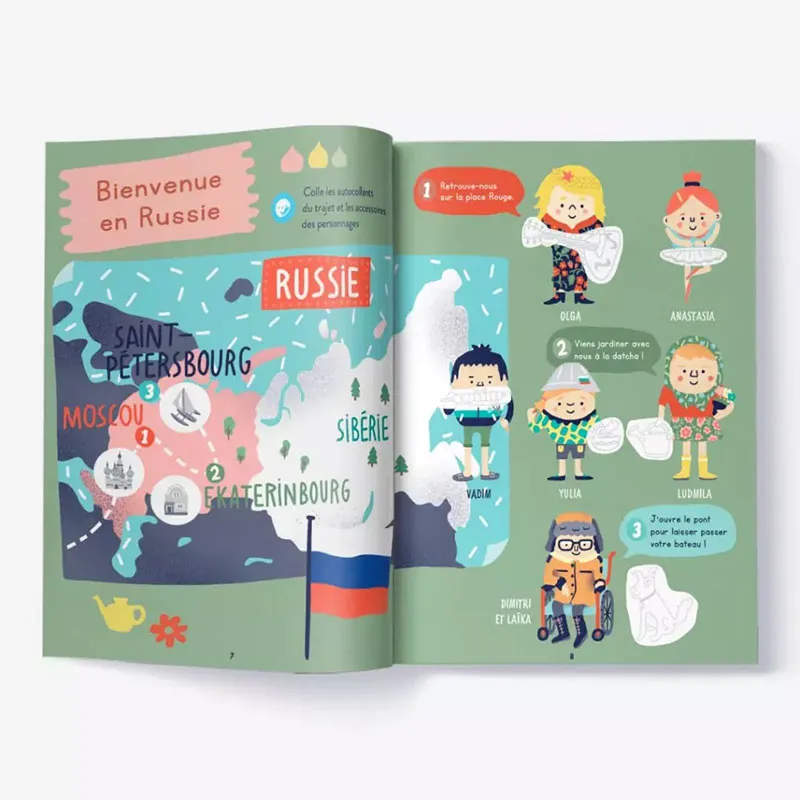 Carnet Russie - De 2 à 3 ans-1