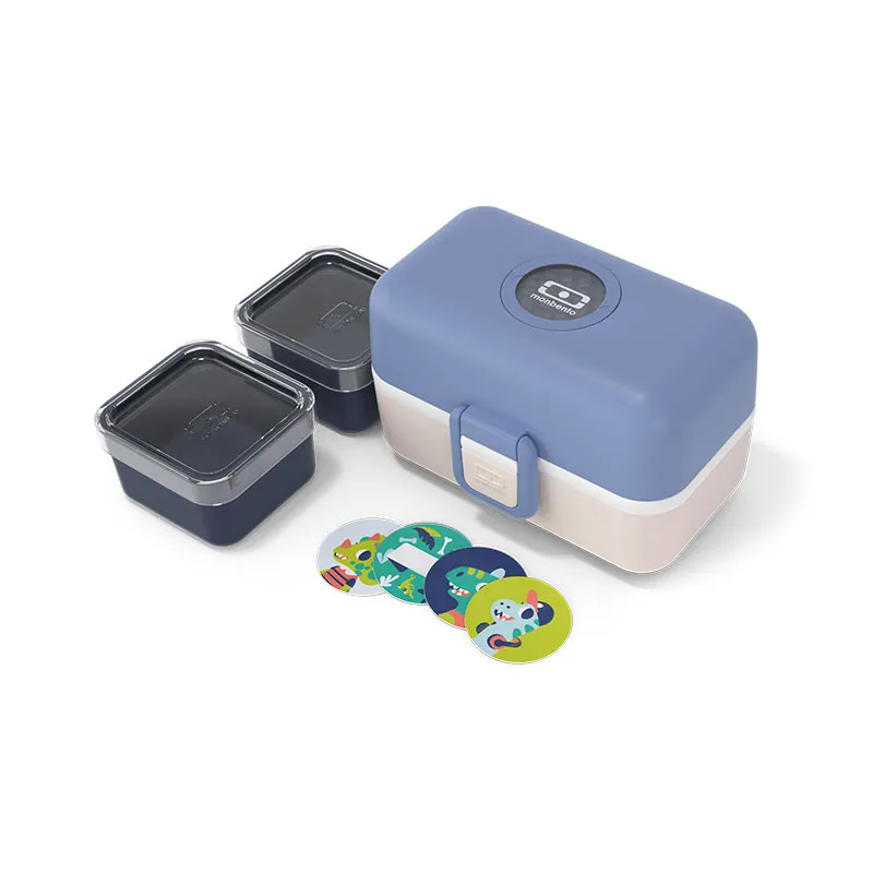 Lunch box enfant MB Tresor Bleu/Crème - 800ml-1