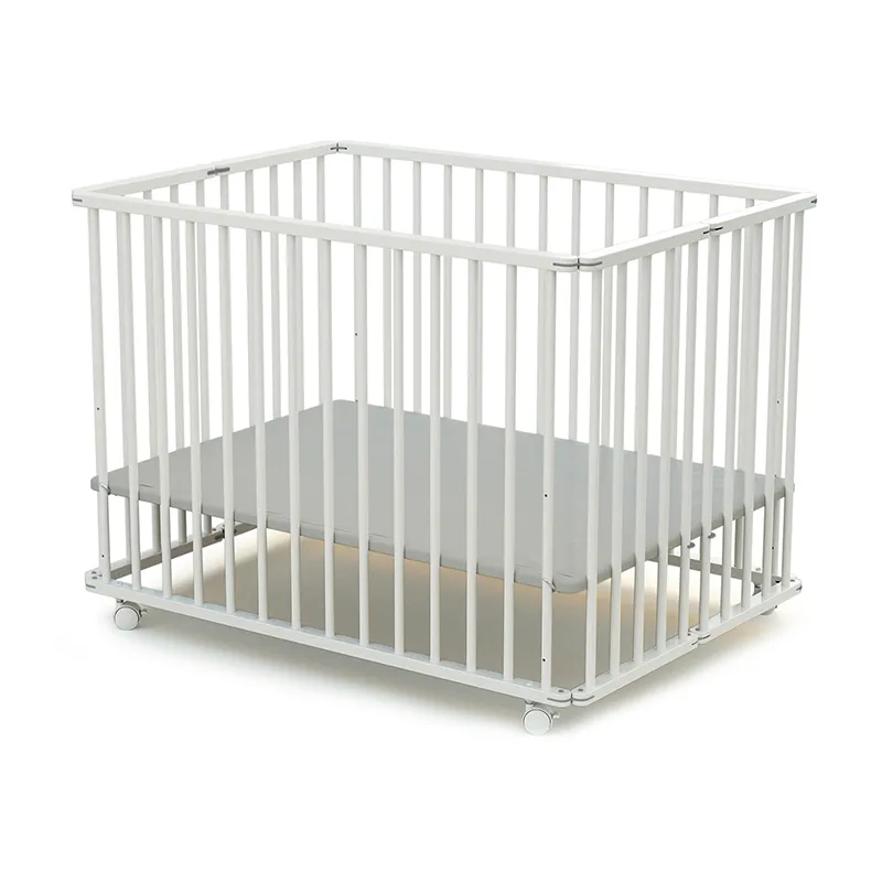 Parc pliant Webaby Blanc/Gris - 70x100cm-2