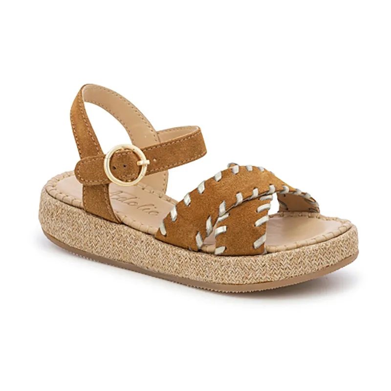 Sandales brides Adolie - Camel-0