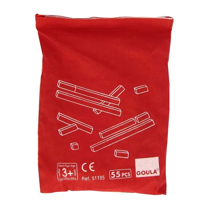Jeu Réglettes Sac individuel 55pcs - 36m+-2