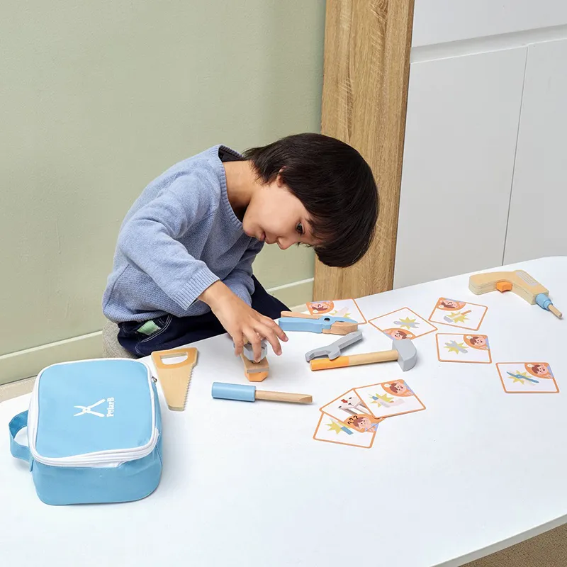 Ensemble caisse à outils Bois 13pcs - 36m+-1