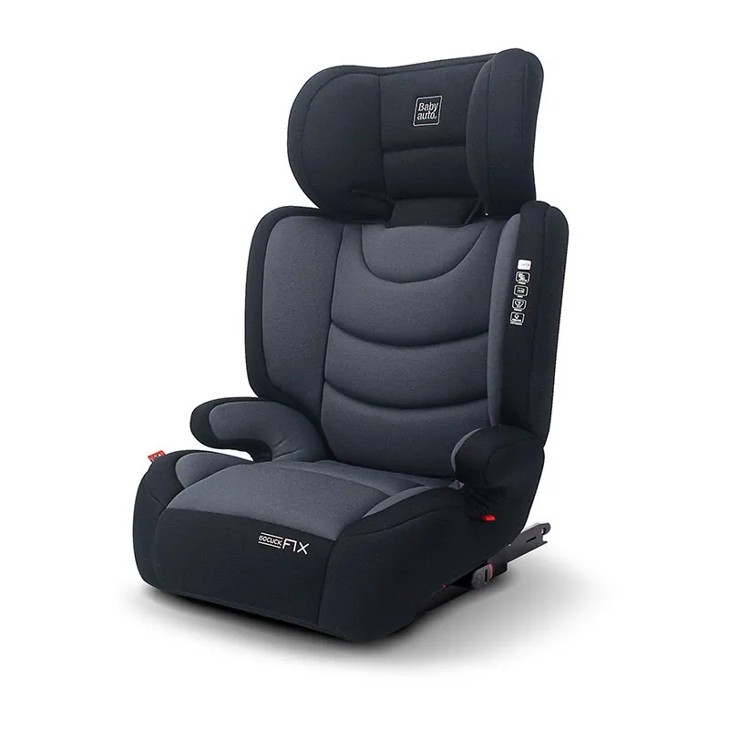 Siège-auto ISOFIX Jet Fix Gr.2/3 - Noir/Gris-0