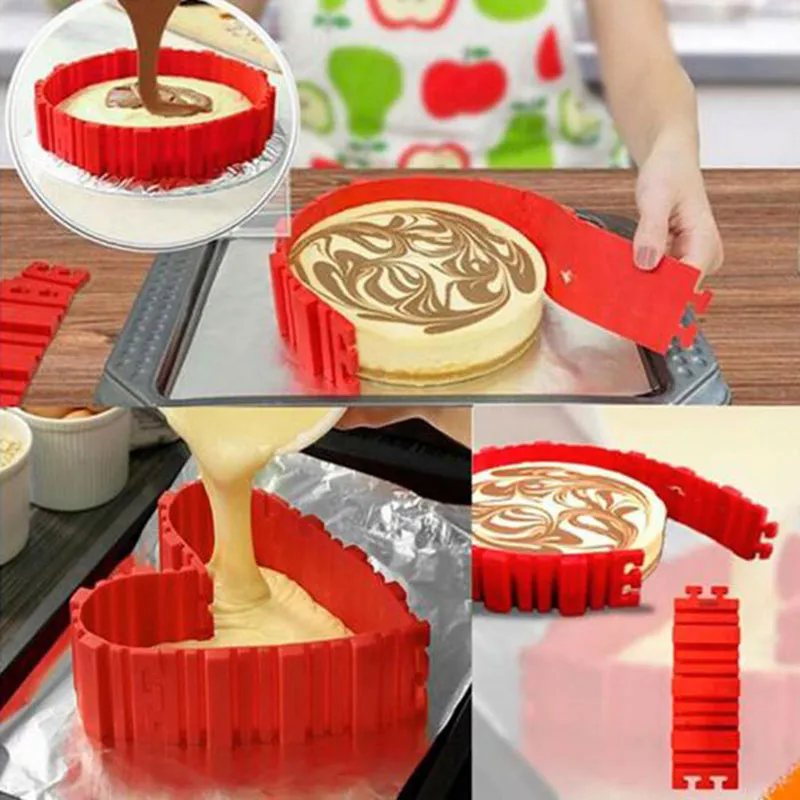 Moule à gâteau magique modulable Silicone - 4pcs-3