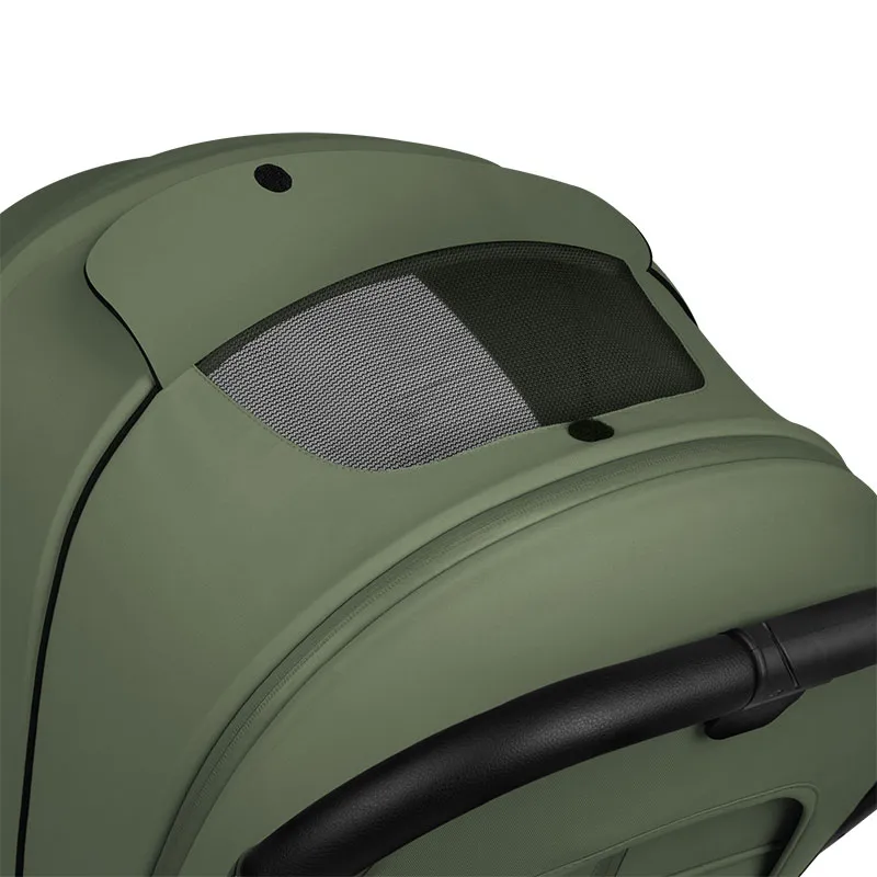 Duo Poussette Mika Plus + Nacelle Green Olive - 0m+-23