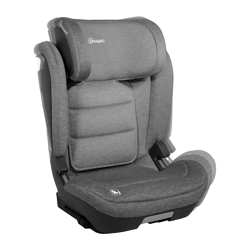 Siège auto i-Size/Isofix Motion 100-150cm - Gris-2