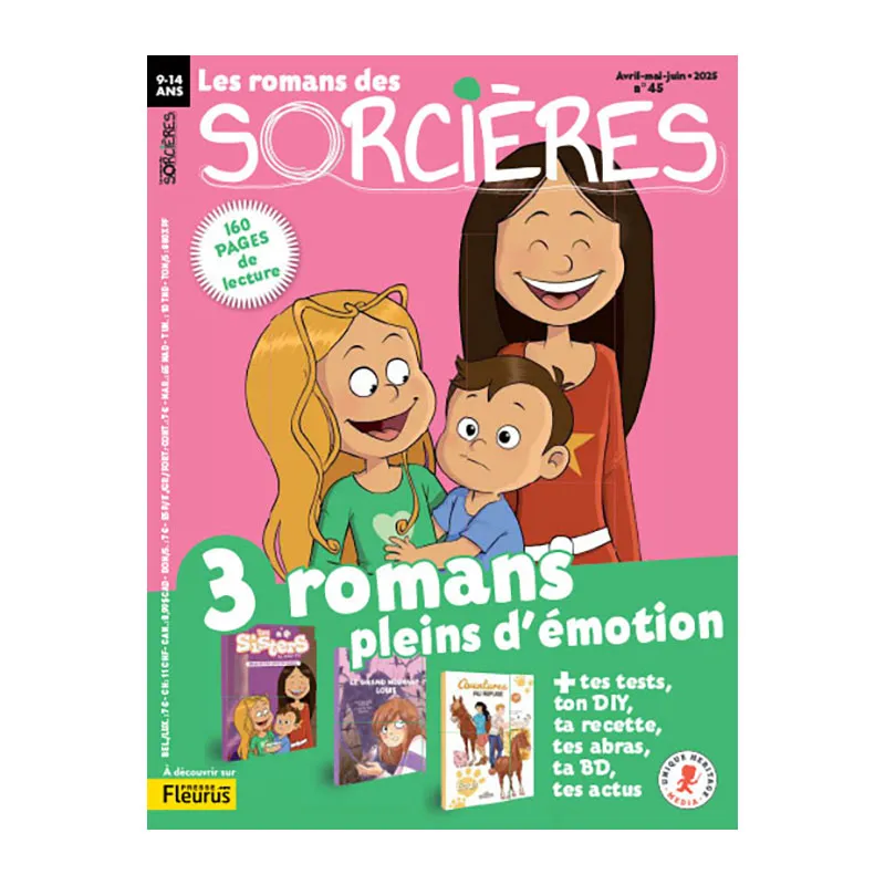 Abo.1an Sorcières + 4 Romans des Sorcières 16n° - 9-14+-2