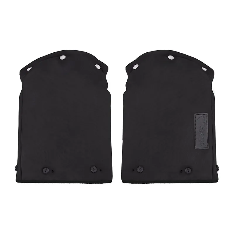 Protège-mains poussette Noir - 26x16cm-3