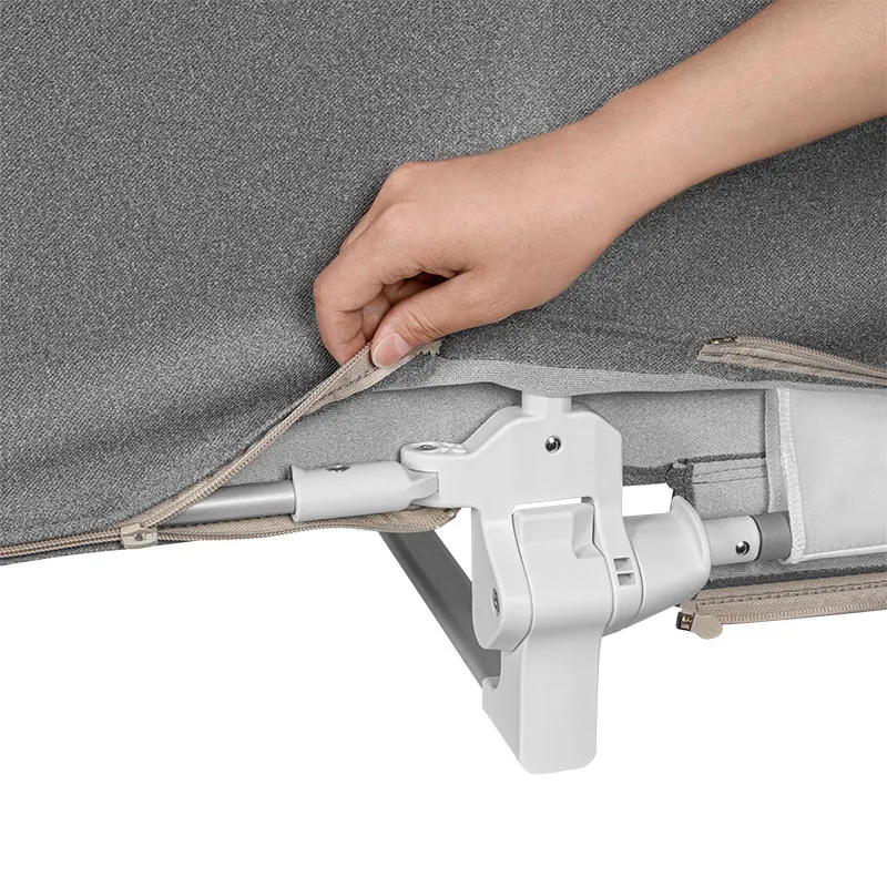 Barrière de lit XL Lora Gris - 18m+-8