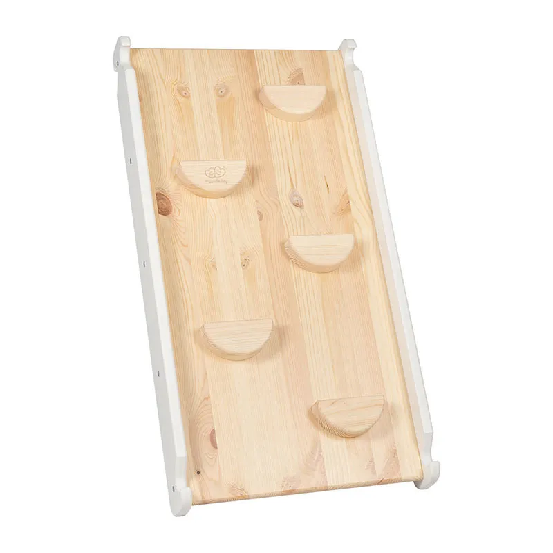 Mur d'escalade 2en1 Bois/Blanc - 36m+-0