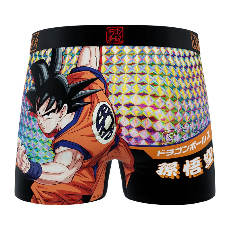 6 Boxers Homme Dragon Ball Z - Vert/Rouge/Noir/Violet-4