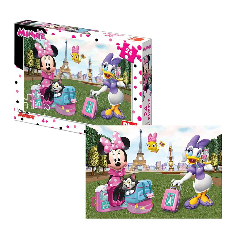 Puzzle 24pcs Minnie à Paris - 4+-2