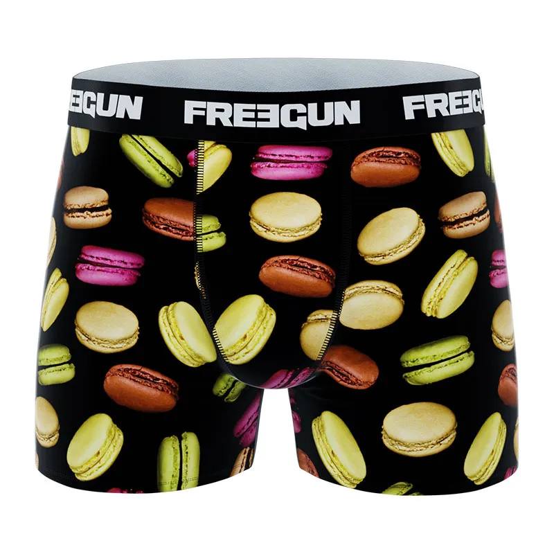 6 Boxers Garçon Best Of Freegun - Jaune/Rouge-8