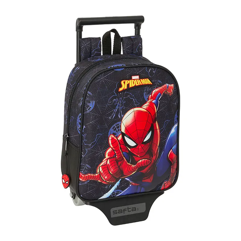 Sac à dos à roulettes Attack Spiderman - 28x20x8cm-0