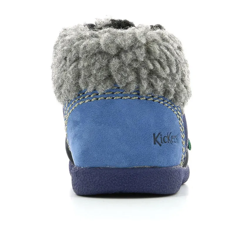 Bottillons zip/lacets Babyfrost - Marine/Bleu-3