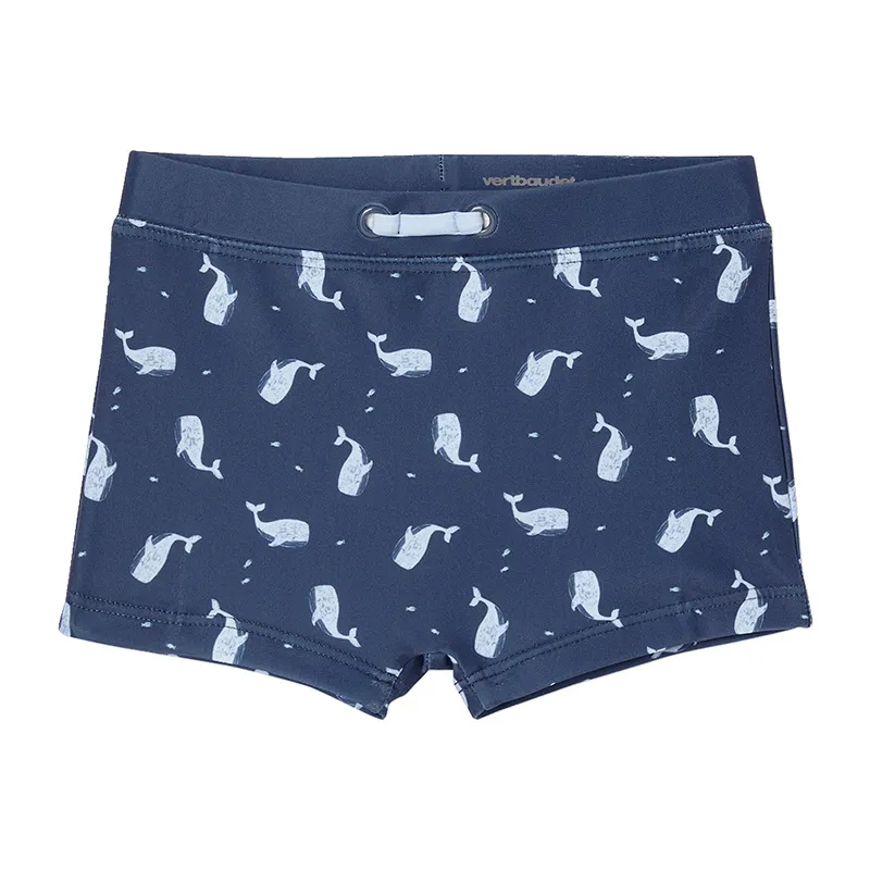 Caleçon de bain Baleine - Bleu-0