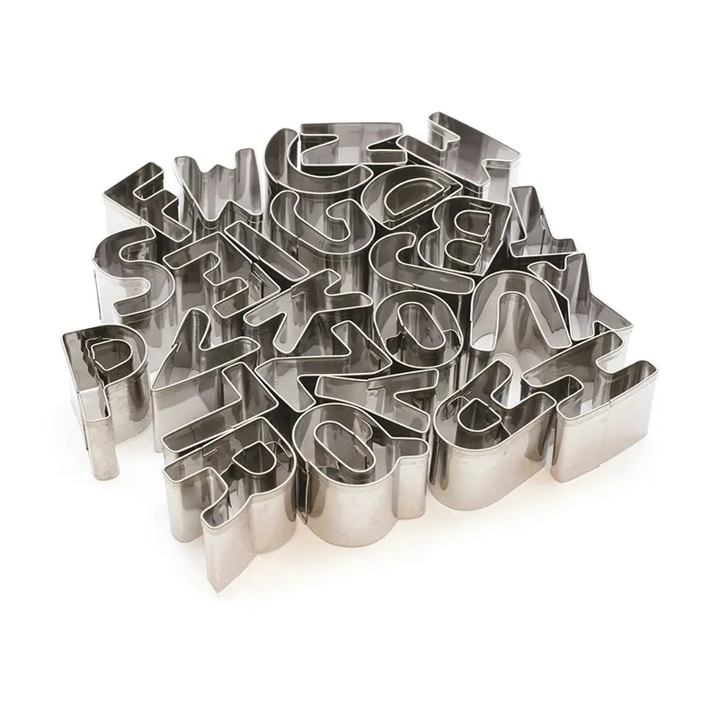 Emporte-pièces alphabet Inox - 26pcs-0
