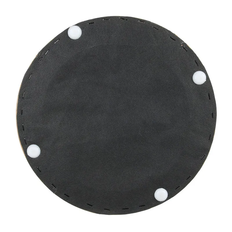 Pouf scandi. rond Gris clair - 30x40cm-1