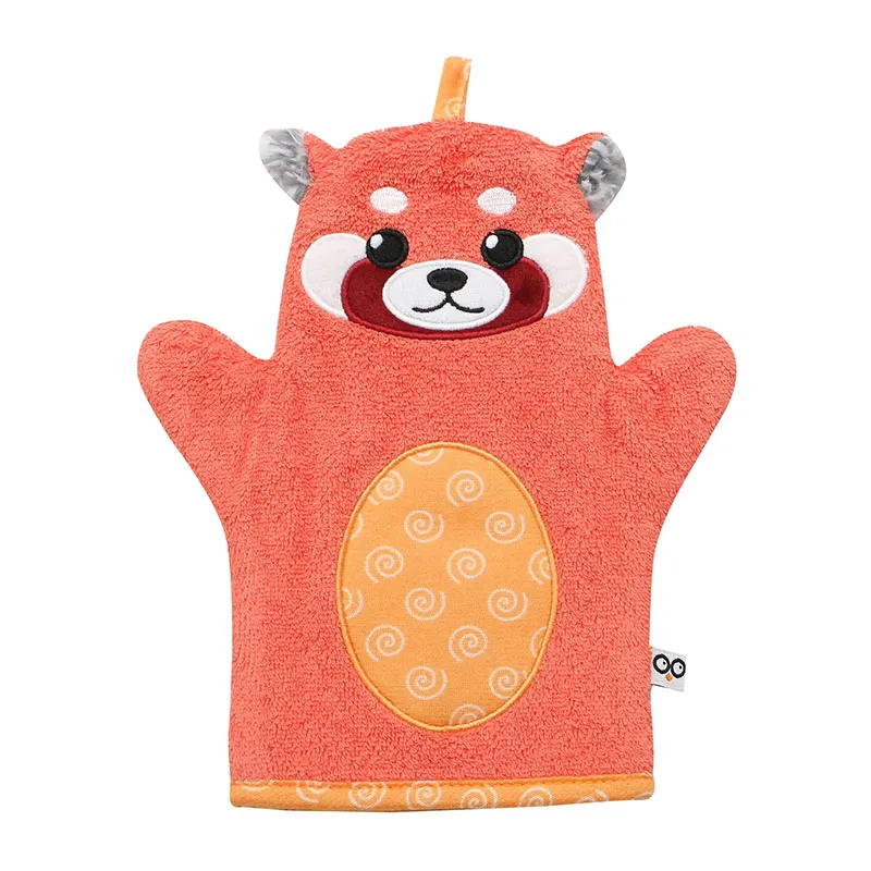 Gant de bain Coton Marionnette - Panda-0