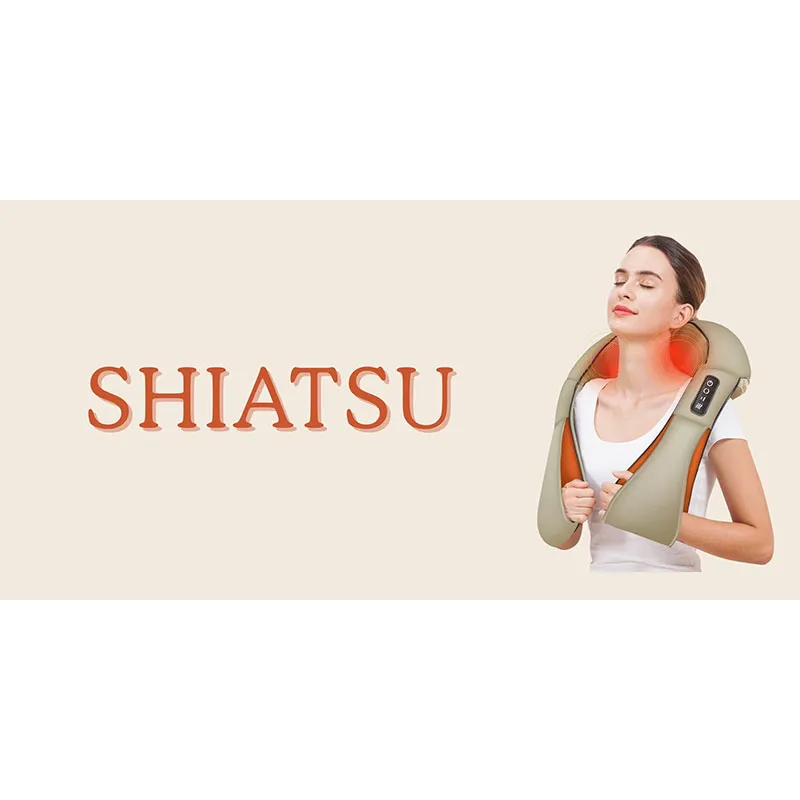 Masseur shiatsu chauffant sans fil - 12V-17